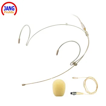 

Professional Hide Headset Condenser Microphone Host Transmitter Microfone Detachable Cable for Shure Wireless System XLR Mini