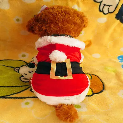 

Xmas Pet Dog Warm Jumper Knit Sweater Puppy Cat Knitwear Costume Coat Apparel