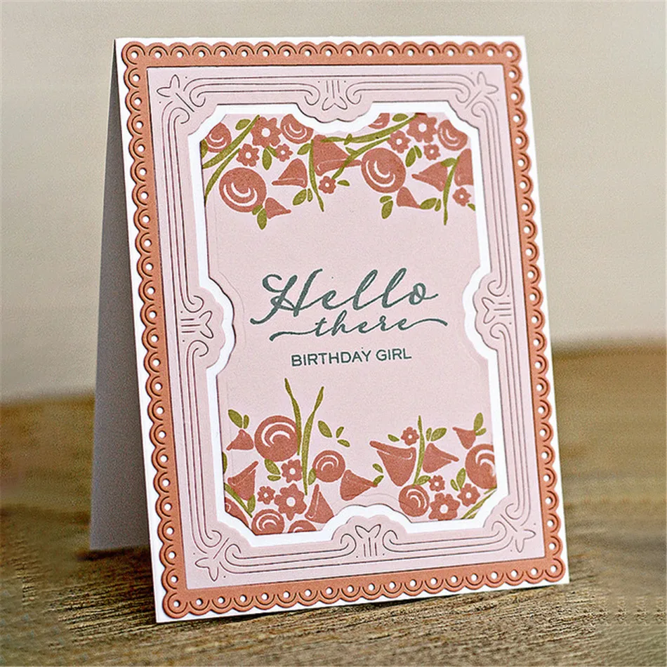 

Eastshape Photo Frame Metal Cutting Dies Pretty Girl Frame Metal Dies For Card Making Decorative Album Photo Paper metal dies