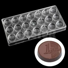 1 евро форма поликарбонатные формы для шоколада кухонные аксессуары кондитерские изделия креативные формы для шоколада для выпечки инструменты для выпечки торта