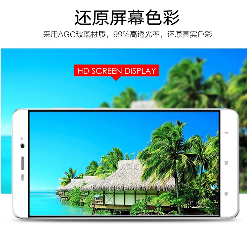 

wangcangli Full Cover Tempered Glass For Xiaomi Redmi Note 4X 4 Pro Screen Protector Glass on the for xiaomi redmi 4A protectiv