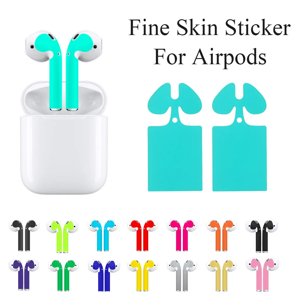 Для Apple Airpods Air Pods модная наклейка на наушники ультратонкая защита от пыли наклейки аксессуары для наушников