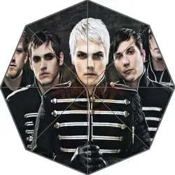 Новая горячая продажа на заказ My Chemical Romance взрослые универсальный дизайн модный Складной Зонтик Хороший Подарок Идея! Бесплатная доставка