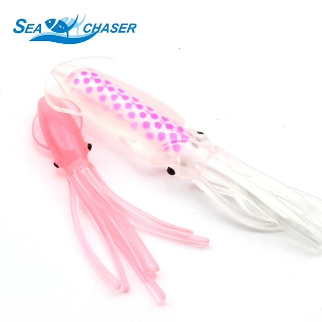 High Quality fishing 14Pcs Big Silicone Sea Fishing Lure Large Squid Soft  Baits Fake Lures Pesca Fishing Tackle and box - AliExpress