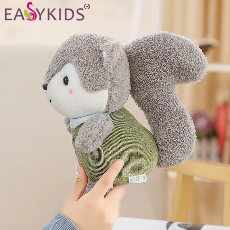Buy 23CM Full Tail Squirrel Plush Toys Doll Kids Baby