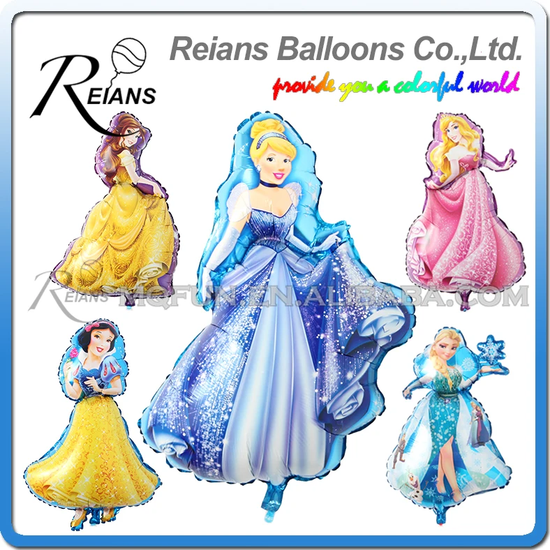 

Life Size Giant Belle Aurora Cinderella Snow White Elsa Princess Foil Balloons Baby Birthday Party Decoration Helium Balloons