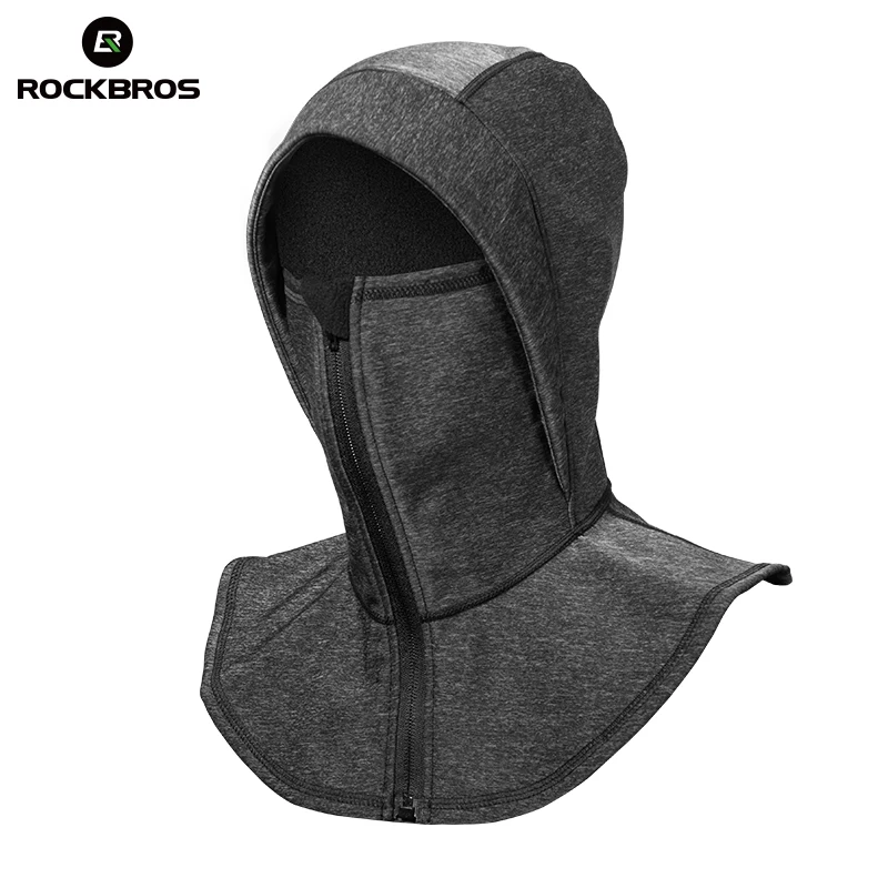 ROCKBROS الحرارية الصوف تزلج صامد للريح التزلج المرايل على الجليد عنق مسخن وجه قناع الثلوج الرياضة أغطية الرأس قبعة تزلج الرجال النساء