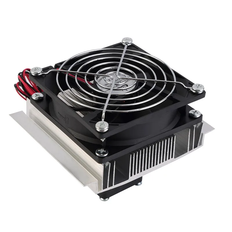 

60W Refrigeration Semiconductor Cooling System Kit Thermoelectric Peltier Cooling Cooler Fan Finished Set Computer Components