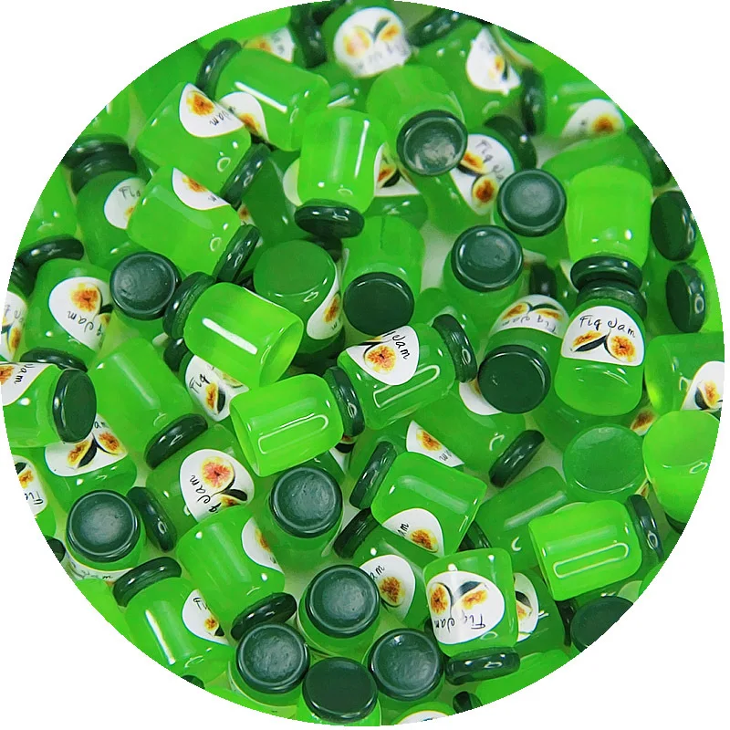 8 шт полимерные консервы фруктовый джем слизи DIY аксессуары игрушки Поставки слаймов наполнитель для прозрачного пушистого слизи Подарочная игрушка для детей