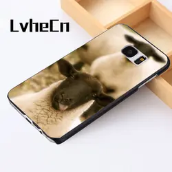 Lvhecn Телефон чехол для Samsung Galaxy S3 S4 S5 мини S6 S7 S8 Edge Plus Note2 3 4 5 7 8 смешно овец Уход за кожей лица сельскохозяйственных животных коз