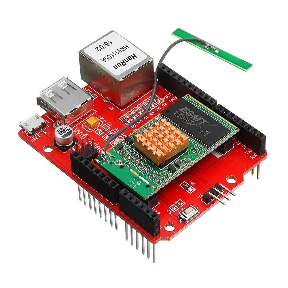 RT5350 Openwrt маршрутизатор WiFi Беспроводная видеоплата расширения для Arduino Raspberry