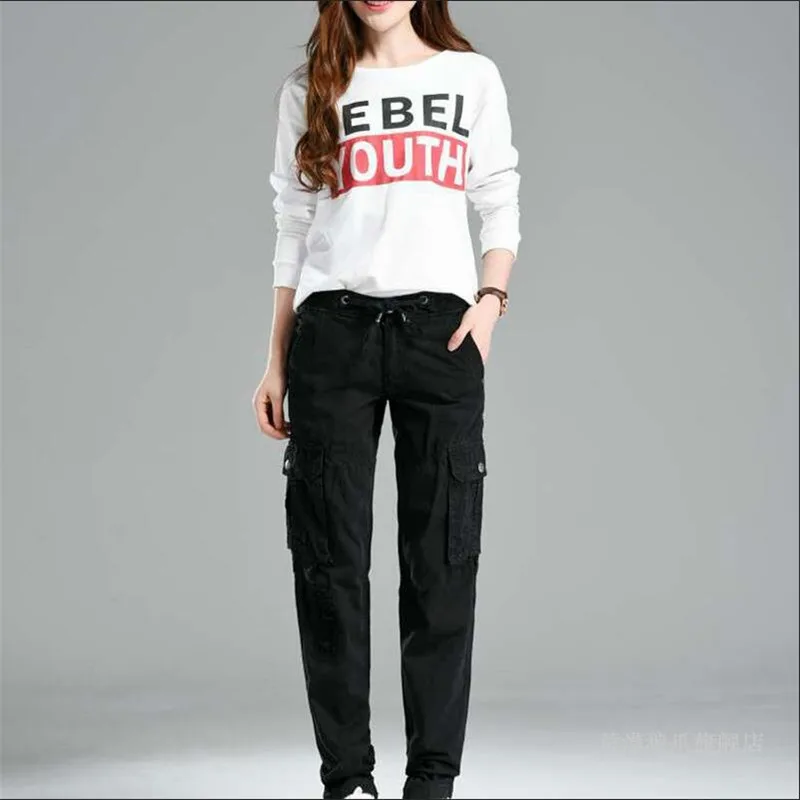 women's plus size cargo work pants