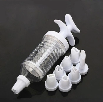 

200Pcs/Lot Cupcake Decorating Kit For Beginners With Cupcake Decorating Supplies 7 Tip Dessert & Cake Decorator Tool