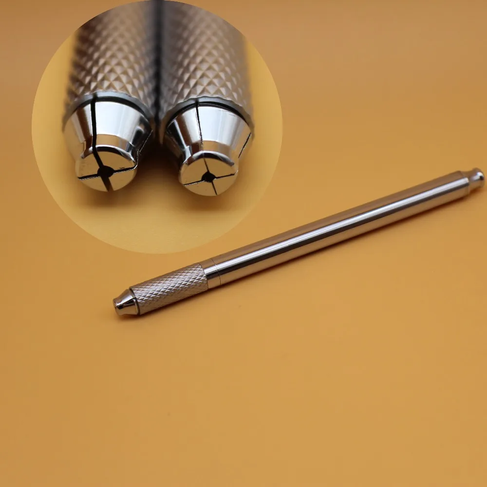1pcs two needle used microblading pen sliver eyebrow manual tattoo pen 1pcs two needle used microblading pen sliver eyebrow manual tattoo pen