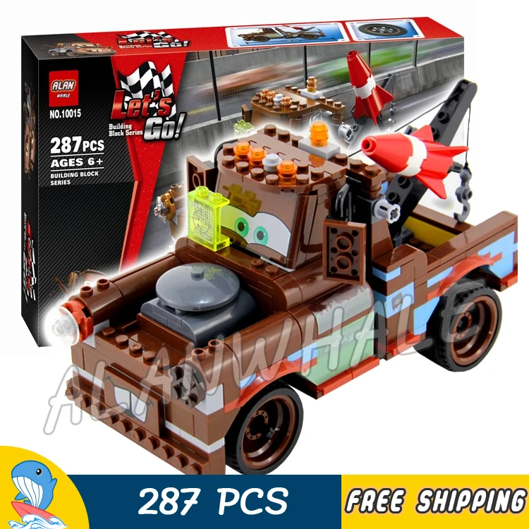 

287pcs Pixar cars Exclusive Limited Edition Set Ultimate Build Mater 10015 Model Building Blocks Toys Brick Compatible With Lego