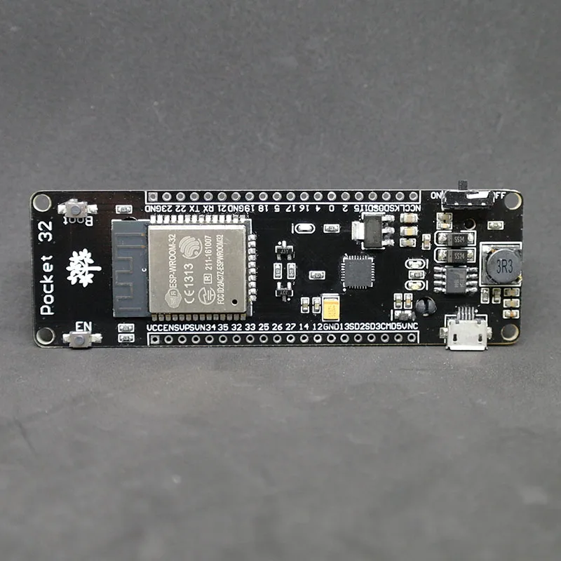 

Pocket 32, NodeMCU, Arduino, ESP32, WiFi+, Bluetooth integration, 18650 networking development