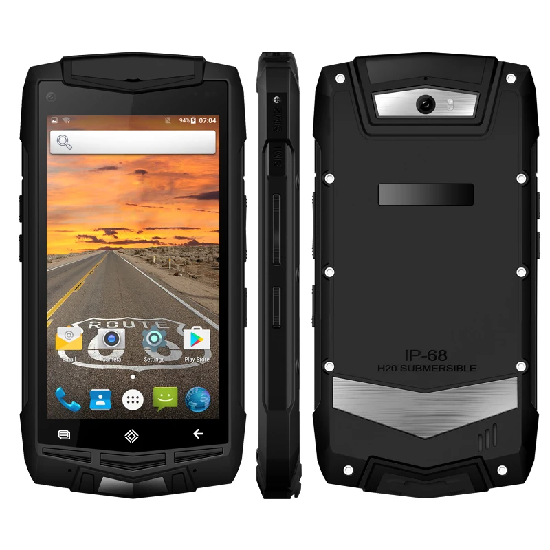 

UNIWA V1H 5.0 Inch WCDMA Moblie Phone MT6735 2GB RAM+16GB ROM Android 6.0 IP68 Waterproof camera 5MP+13MP Dual SIM Card A-GPS