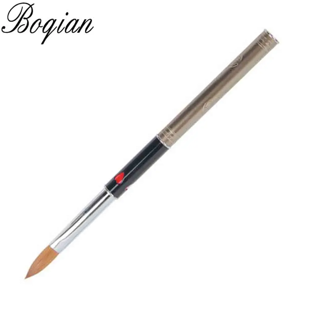 BQAN 1 шт. #8 #10 #12 #14 съемная щетка для ногтей акриловая кисть колонок ручка рисования