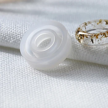 

5PCS Jewelry Rings Silicone Mold Resin Mould Handmade DIY Craft Epoxy Resin Molds 16/17/18MM