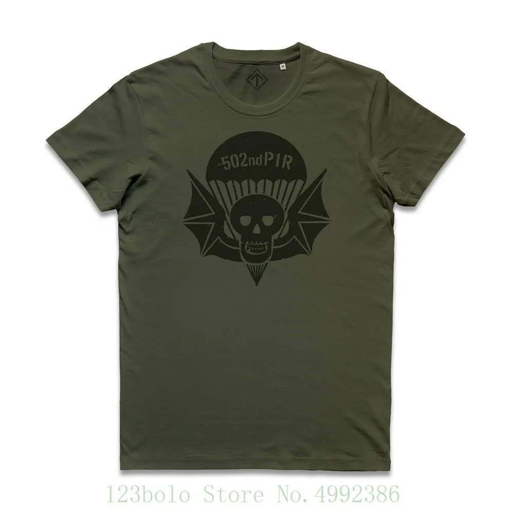 

Maglietta 502nd Pir D - Day Operation Overlord Ww2 Normandy Us Airborne T Shirt Printed T Shirt Summer Men's