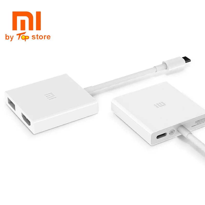 Xiaomi Лидер продаж USB-C HDMI Многофункциональный преобразователь 4K HD выход USB 3,0 высокоскоростной USB-C передачи PD2.0 Интеллектуальный