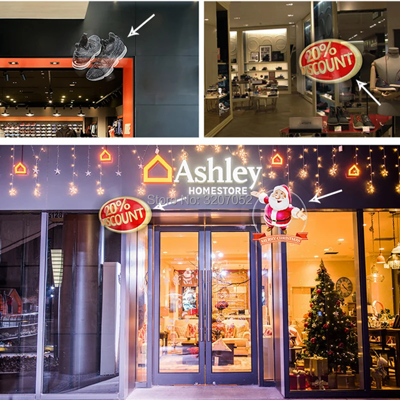 LED Holographic Projector Portable Hologram Player 3D Holographic Dispaly Fan Unique Hologram Projector