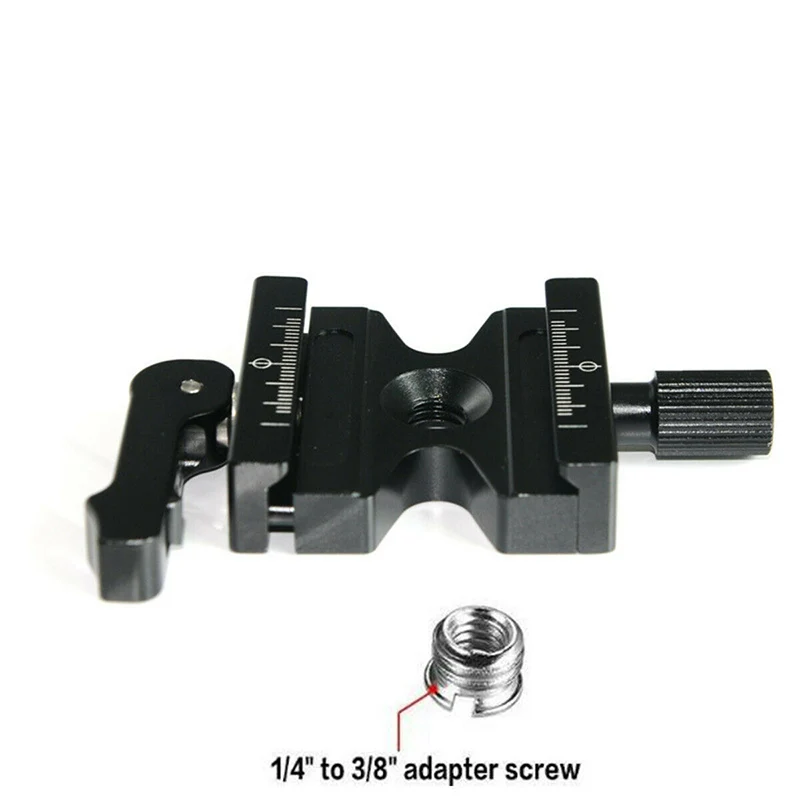 

CL-50LS Quick Release Clamp with Adjustable Lever 1/4-3/8 Inch Screw Hole for Arca Swiss @JH