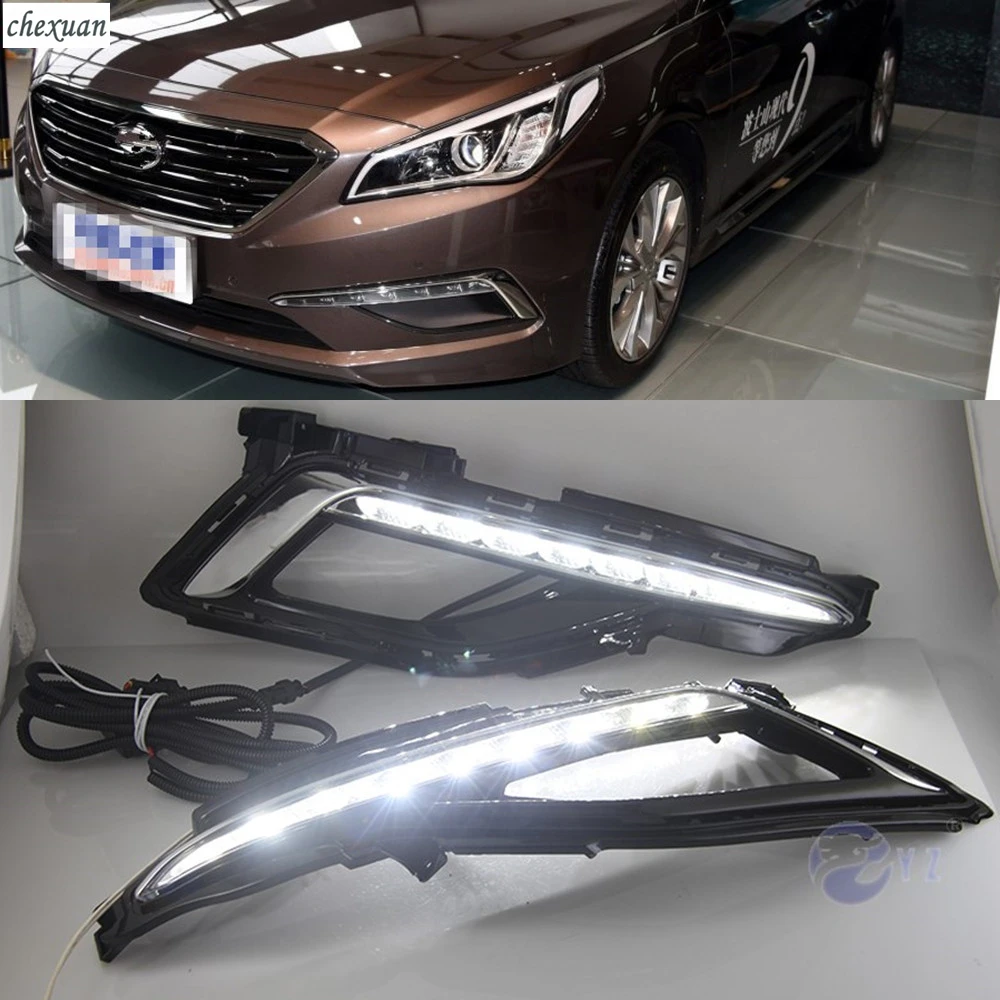 CSCSNL 1 комплект Автомобильный светодиодный DRL дневные ходовые огни 12 В ABS