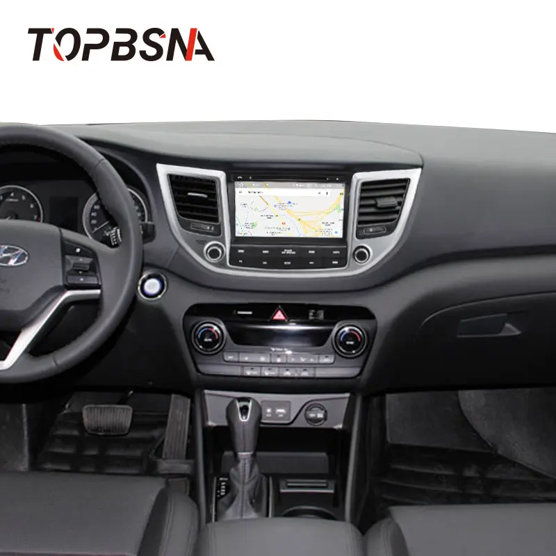 Topsna Android 9,0 автомобильный dvd-плеер для hyundai Tucson IX35 wifi gps навигация 2 Din автомагнитола стерео головное устройство CD