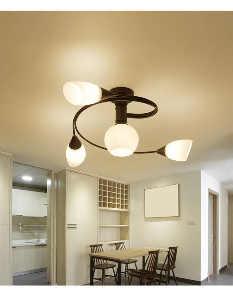 DX Sphere Flower  Led Chandelier (3)