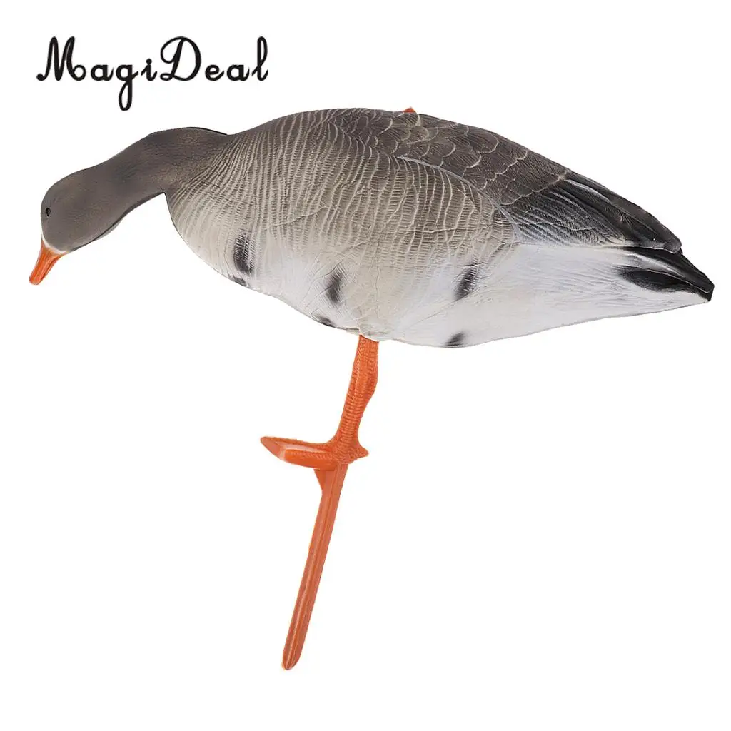 MagiDeal Lifelike Portable Full Body Goose Shooting Hunting  Shooting Decoy Lawn Ornaments Garden Decors Hunter Greenhand Gear