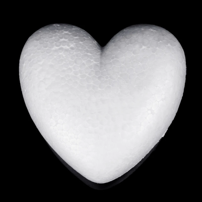 

Festival Birthday Parties Accessories Heart Shape White Foam Wedding Decorations