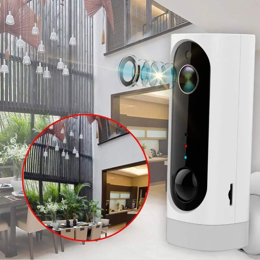  Wireless Security Camera Rechargeable Battery Powered Surveillance SystemWiFi IP HD CCTV Video Hous