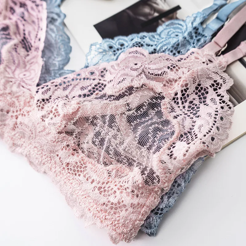 JYF Europe sexy women lace underwear set ultra thin semi sheer floral bra set elegant embroidery triangle cup lingerie sets JYF Europe sexy women lace underwear set ultra thin semi sheer floral bra set elegant embroidery triangle cup lingerie sets