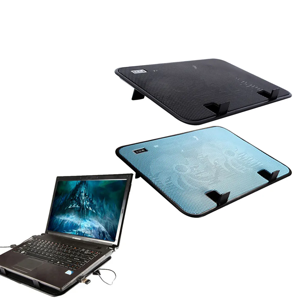 

Besegad 15.6 inch Cooler Cooling Pad Notebook Computer Stand Anti-slip USB Laptop Cooling 2 Quiet Fans for Below 16 inch Laptop