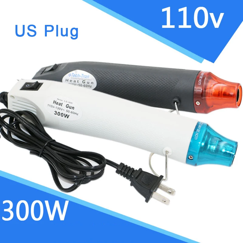 Тепловой пистолет с вилкой для ЕС/США/Великобритании 300 Вт|heat gun 300w|heat gunheat shrink |