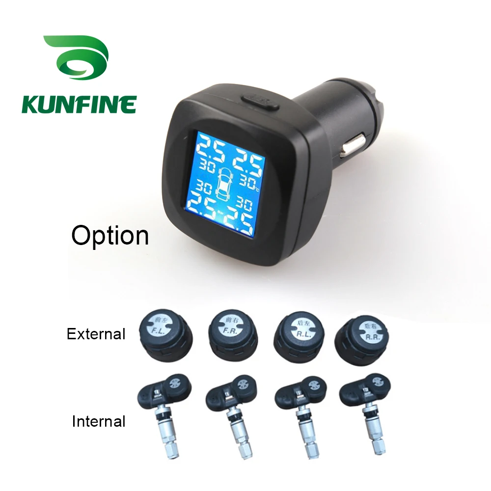 Smart Car TPMS Tire Pressure Monitoring System cigarette lighter