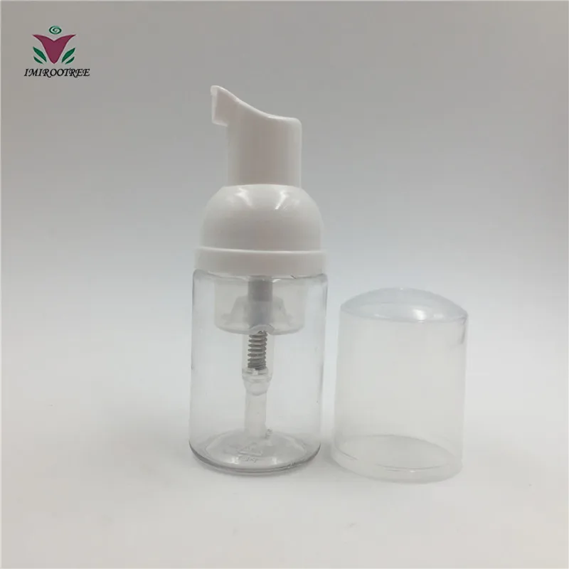 100 шт. x 30 мл Прозрачный без бисфенола-а небольшой жидкости ручной мыло диспенсер насосный дозатор для пены бутылочки