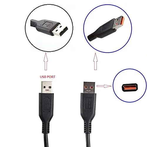USB кабель зарядного устройства для Lenovo Yoga 700 14ISK 900 ISE IFI 3 4 14 YOGA 131SK|Компьютерные