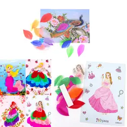 Детские креативные игрушки перо для рукоделия живопись ремесла ручной работы игра домашний декор