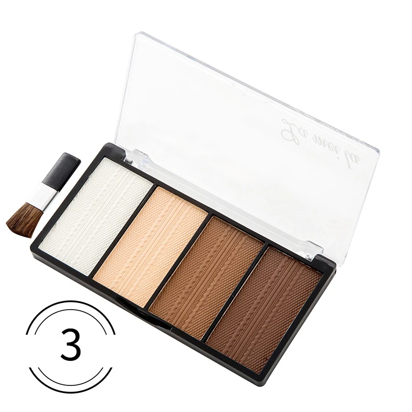 

Professional Face Make Up Highlighter Contour Powder Palette Face Base Foundation Cosmetic Easy to Wear Facial Corrector Makeup