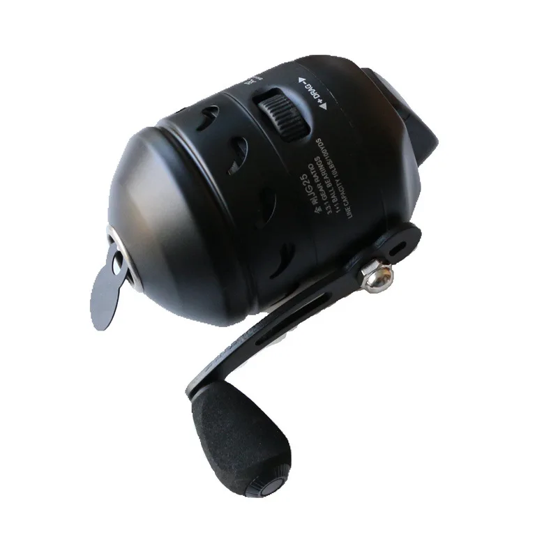 

JG 25 Compound Bow Fishing Reel Slingshot Shooting Fish Closed Metal Wheel Outdoor Hunting with 5# PE 40M