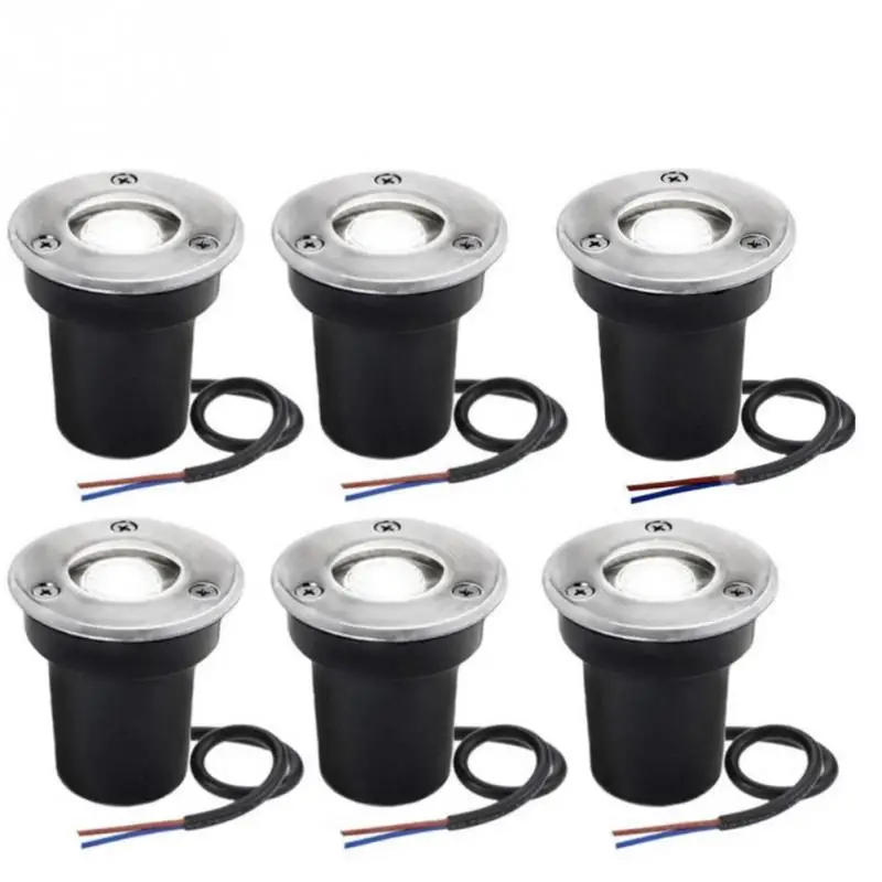 

6pcs RGB LED Landscape Lights Waterproof Buried Light Under Ground Lamp Outdoor Path Way Garden Lawn Yard Outdoor Lighting