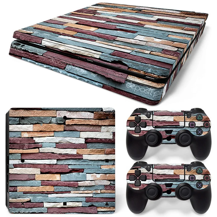 

For PS4 slim Console and Controllers stickers For PS4 slim skin sticker for ps4 slim vinyl sticker--5224