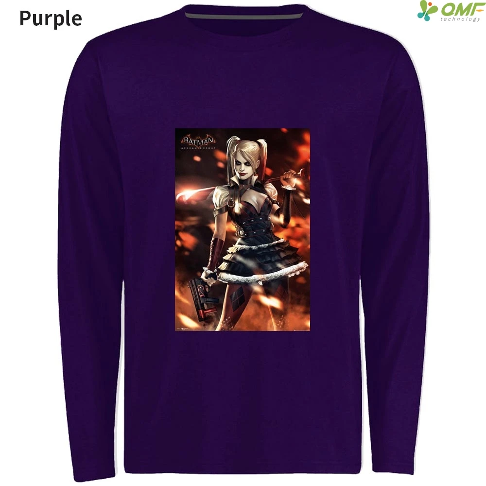 Batman Harley Quinn Men T Shirts Fashion Clothes Long