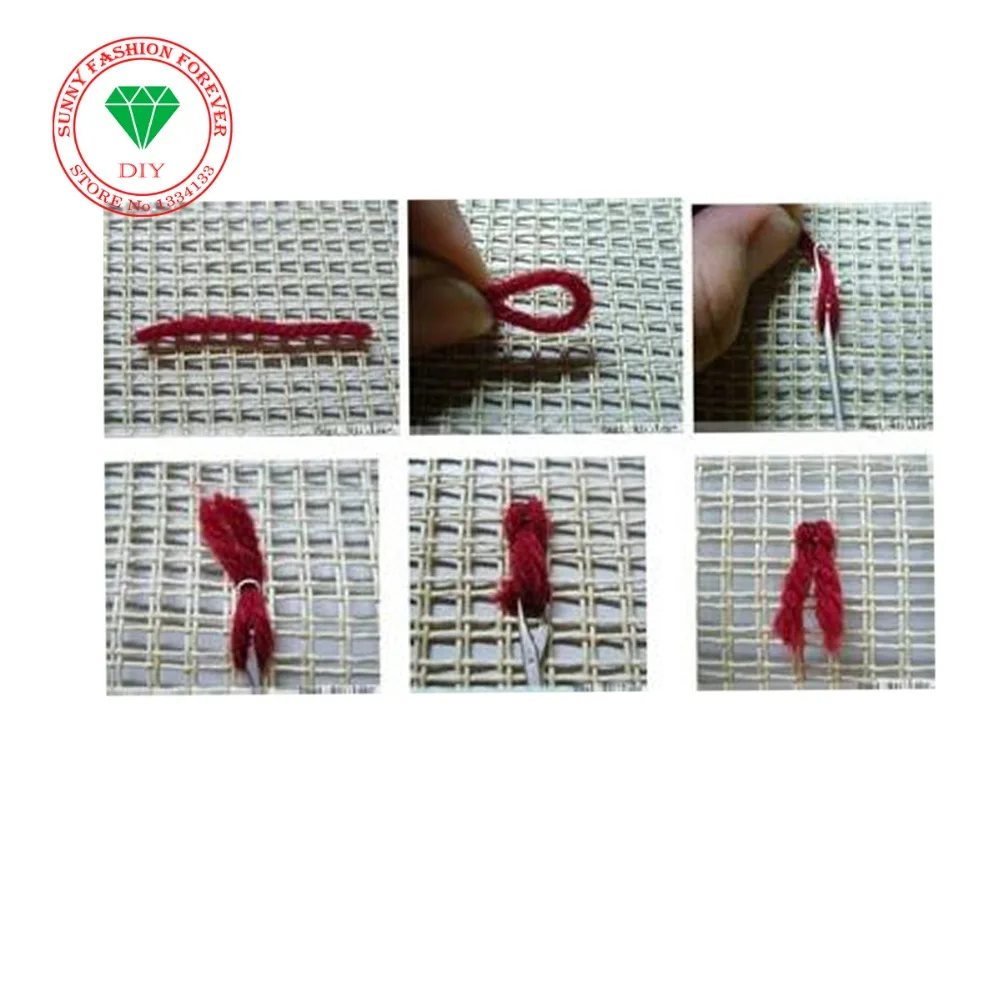 Набор ковриков-крючков для рукоделия, незавершенный коврик для вязания крючком, коврик для пола, спицы для вязания ковров, набор крючков для вязания крючком, волк, ремесло