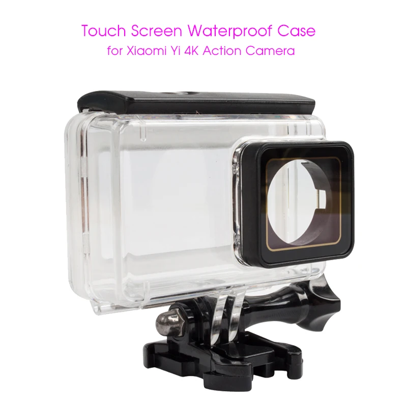 

Waterproof Case Touch Screen For Xiaomi Yi 2 II 45m Xiaoyi Action Camera Diving Case For Xiaomi YI 4K Housing Not Xiaoyi Brand
