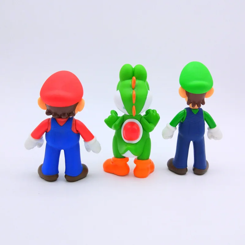 Лидер продаж! Марио 12 см Super Mario bro Супер и Луиджи огненный Фигурки Коллекция