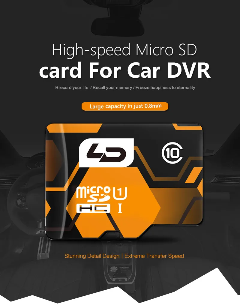 LD Высокая производительность Micro SD карта для автомобиля dvr 8 ГБ/16 Гб Micro SD 32 Гб 64 Гб/128 Гб класс 10 карта памяти