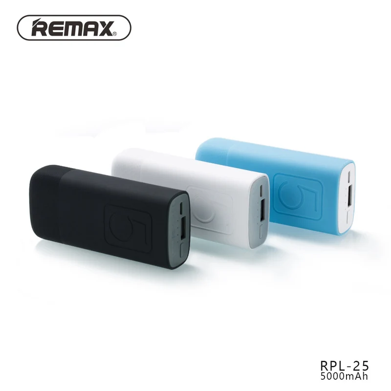 Remax RPL 25 5000mAh For Xiaomi Mini Portable Charger External Battery Pack Power Bank Fast Charging